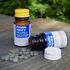 Potable Aqua Water Purification Tablets For Travel Camping Hiking  2x50ct Bottle