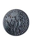 Vintage Cast Iron Trivet Jali Cut Cast Iron   Parrot Love Birds