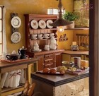 1set Dollhouse Miniatures 1 12 Scale Painted Ceramic Tea Set Kittens Villa