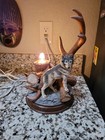 Bradford Exchange Guardians Of The Night Wolf Lantern Sculpture  Al Agnew