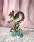 Old Sea Map End Of The Flat World Sea Serpent Dragon Chinese Statue