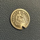 Seated Liberty Silver Half Dime  New Orleans Minted - Scarce - Unknown Date
