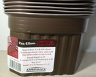 2 x3  Flex Flexible Gutter Downspout Elbow Plastic Bends expands 8-18 Inch Brown