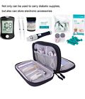 Diabetic Testing Supplies Travel Case Organizer Storage Bag  only Bag  Black