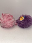 Ty Monstaz Pink Roxy Purple Zelda Stuffed Animal Plush No Sound