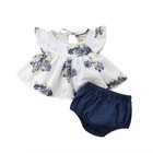 Newborn Kids Baby Girl Outfits Clothes Floral Romper Bodysuit Pants Dress Set