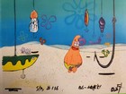 Spongebob Squarepants Original Production Cel Cell Animation Art