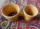 Used Lp Cosmic Percussion Traditional Wood Bongos  shells Only 