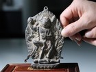 Tibet Folk Old Antique Bronze Copper Hu Favajravarahi Simhamukha Buddha Pendant