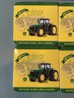 John Deere Metal Cork Coasters In Metal Rack Set Of 4