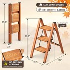 3 Step Ladder  Folding Step Stool With Anti-slip Wide Pedal  Aluminum Materia   