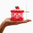 Aurora Palm Pals Cr    me Strawberry Cake 5-inch Stuffed Animal Plush