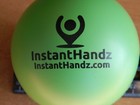 Instanthandz Logo Stress Relief Anxiety Fidget Hand Ball 3  Round Green New 