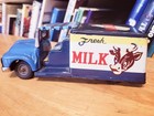 Nice Vintage 1950 s Tin Litho  Friction  Fresh Milk Delivery Truck