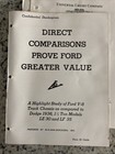 Vintage 1936 Ford Hd Truck 1 5 Ton Trucks V  Dodge Dealer Brochure Price Lists