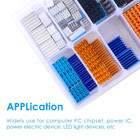 102pcs Heatsink Kit With Conductive Adhesive Tape  Cooler Heat Sink For Cooling