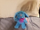 Fuzzy Friends Blue Long Ears Rabbit Plush Doll W tag