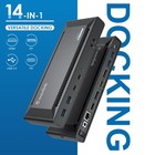 Wavlink Displaylink Dock Dual Monitor Usb-c Dock 4k Hdmi Dp Ethernet 100w Pd