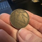 1950s Little Orphan Annie Good Luck Bronze Metal Coin Ovaltine Promo