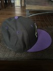 New Era 59fifty Minor League Baseball Fitted Hat Size 7  Black And Purple