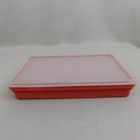 2pc Vintage Tupperware Deli Keeper Rectangle Storage Containers With Lids  7866