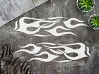 Flame Large Stencil Burning Fire  Hot Rod Flames  Tribal Blaze  Racingstencilair