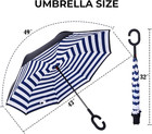 Windproof Inverted Umbrella  Large Reverse Umbrellas For Rain With C-shaped Hand