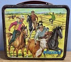 1965 Aladdin Bonanza Metal Lunchbox And Thermos