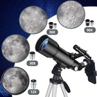 70 Mm Aperture Portable Telescope With Tripod  Phone Adapter  Carrying
