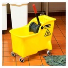 Rubbermaid Commercial Mop Bucket 31 Qt Tandem Wringer Yellow Not Ship Ca