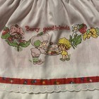 Vintage Strawberry Shortcake Rare 1980 Baby Girl Pinafore Dress 6m Union Made