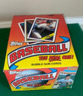 1988 Topps Baseball Empty Display Box W uncut Cards strawberry eric Davis carter