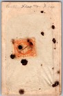 Circa 1860s Tintype 2c Bankcheck Civil War Tax Stamp Two Ladies And Man Named