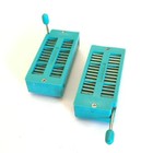 Us Stock 2x 28 Pin 2 54mm Zif Zip Ic Test Dip Board Socket Universal 228-3345
