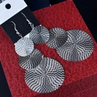 Elegant 925 Sterling Silver New Fashion Women Dangle Drop 4  Hook Earrings