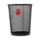 Universal 20008 18-qt  Steel Mesh Wastebasket - Black New