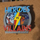 Disney Heroes Vs Villains Limited Edition Pin Lot  1 Jumbo And 7 Slide Ins