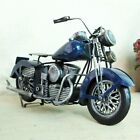 Vintage Collectible Iron Motorcycle Sculpture Handmade Metal Motorbike Model