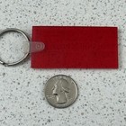 Rebbec Pontiac Buick Normal Illinois Red Keychain Key Ring  50353