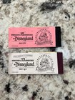 2 Adult  Old Vintage Disneyland  Ticket Books  June 1976   June 1975