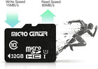 Micro Center 32gb Class 10 Microsdhc Flash Memory Card With Adapter  2pack