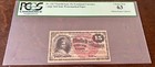 Pcgs 63  Fr  1267 Fractional 1869 Usa Currency 15c  Fourth 4th Issue Bank Note