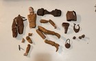 Vintage Rare Marx Johnny West Cowboy Action Figure Parts  With Accessories