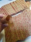 100 Pack One Cent  Penny  Pop-open   Flat Paper Coin Wrappers  Tubes For Pennies