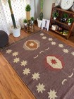 Rug Kilim Wool Jute Runner Hand Woven Vintage Carpet Vintage Oriental Area Rugs
