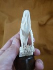 Whale-w142 Humpback Whale Shed Antler Figurine Bali Detailed Carving Love Whales