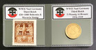 Wwii Germany 5 Reichspfennig Coin 1936-1939   Golden Eagle Stamp 420 1080 Set