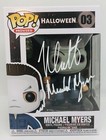 Nick Castle Signed Michael Myers Pop Funko Figure Halloween Proof Jsa Coa