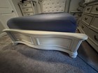 White Mid-century Modern Wood Chest Of Drawers 5-drawer Free Standing 54in
