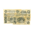 1 Set Of 6 Diff  Southern States Antiqued Reproduction Currency Set B